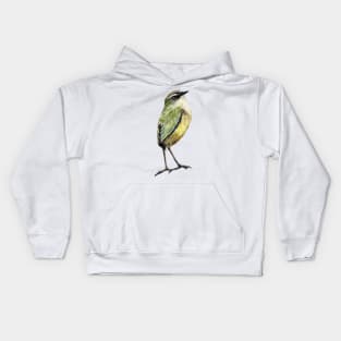 Mr Tuke, Rock wren bird of New Zealand Kids Hoodie